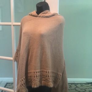 Light weight poncho with hood!  Adorable worn once